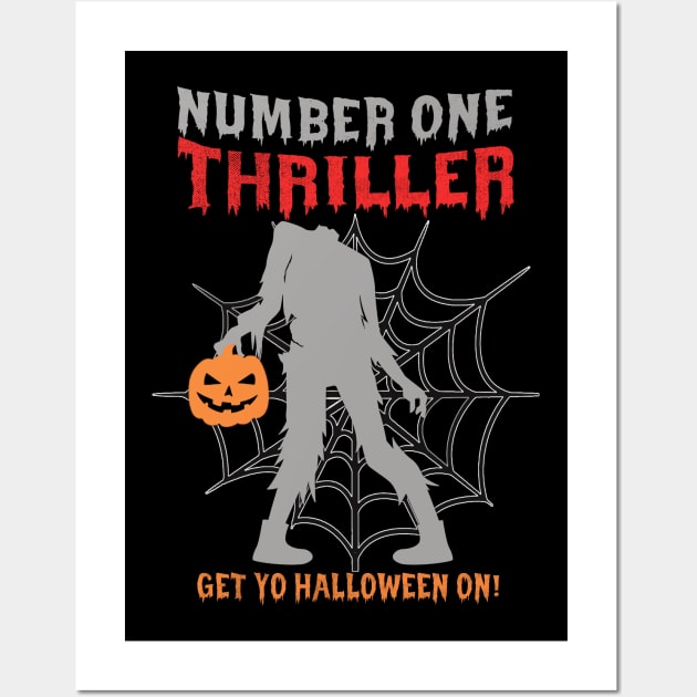 Halloween Thriller Wall Art by GLStyleDesigns